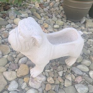English Bulldog Planter.